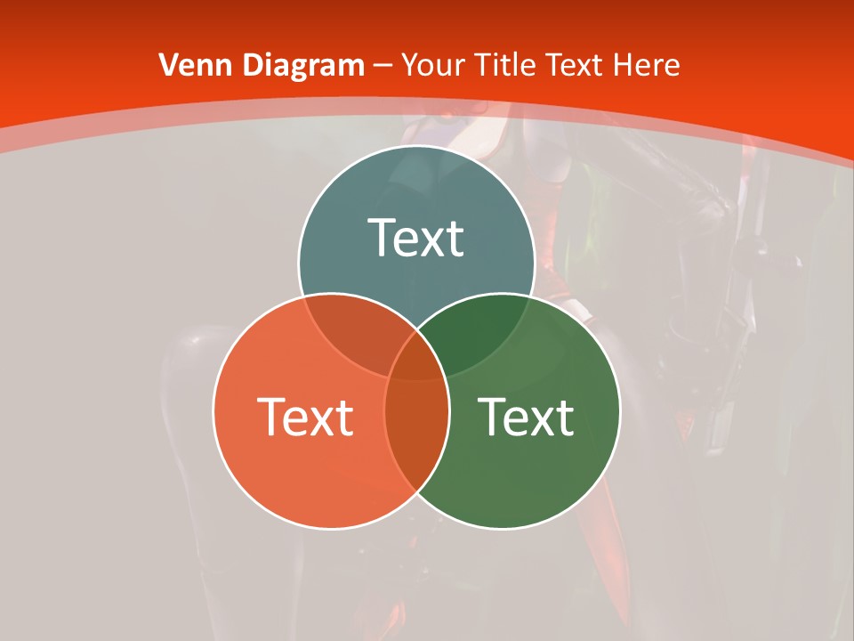 A Woman With Red Hair In A Black Outfit PowerPoint Template