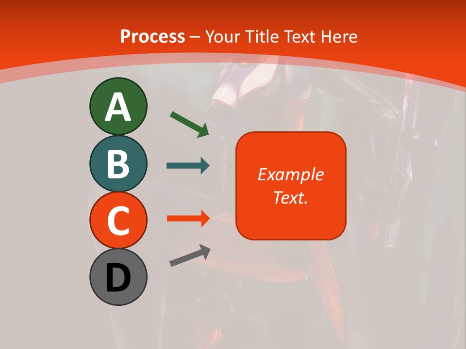 A Woman With Red Hair In A Black Outfit PowerPoint Template