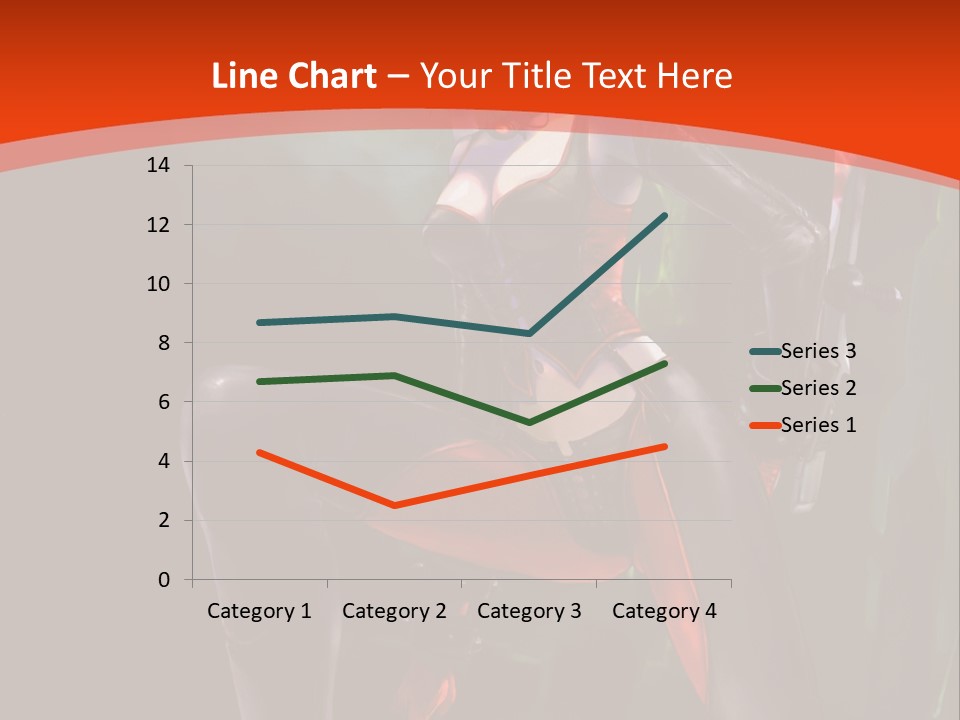 A Woman With Red Hair In A Black Outfit PowerPoint Template