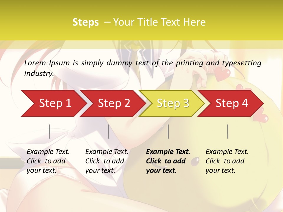 A Girl Sitting On A Bed With A Stuffed Animal PowerPoint Template