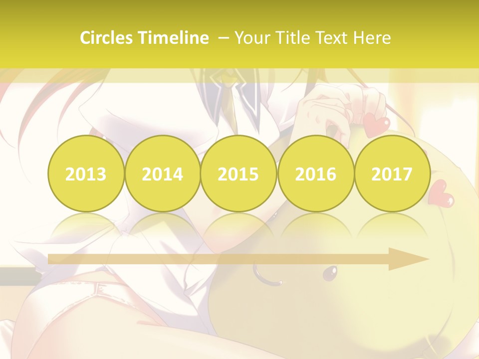 A Girl Sitting On A Bed With A Stuffed Animal PowerPoint Template