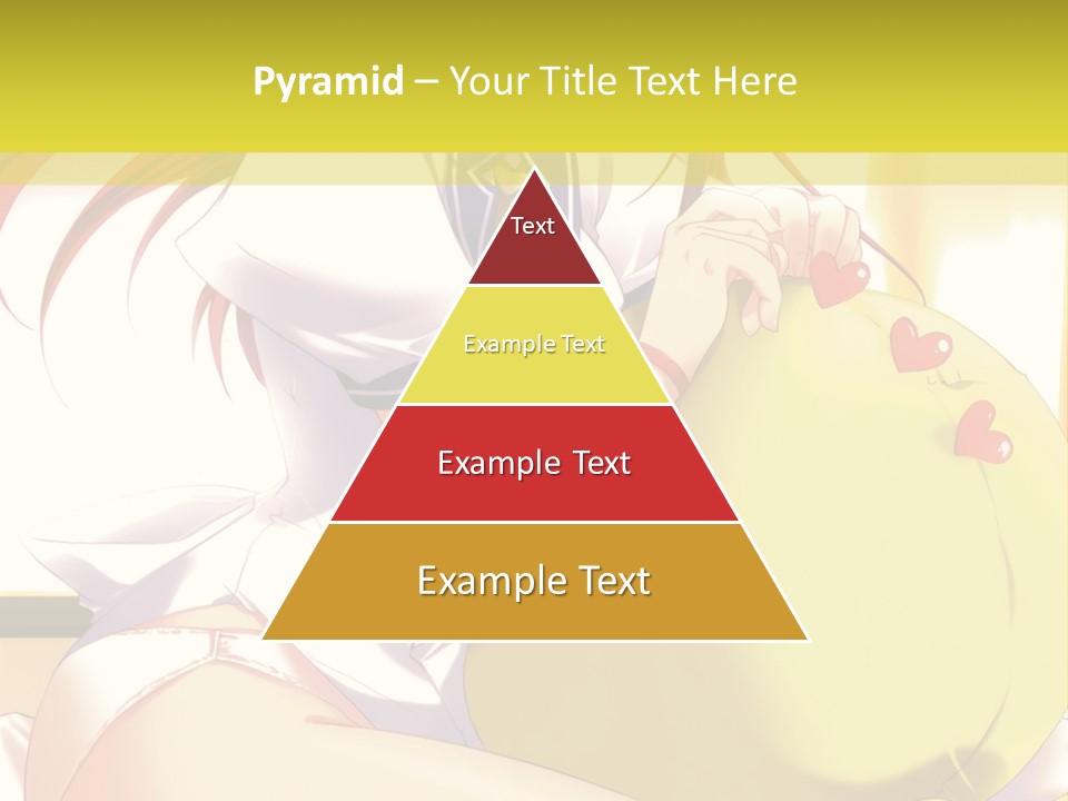 A Girl Sitting On A Bed With A Stuffed Animal PowerPoint Template