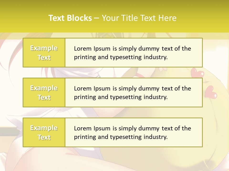 A Girl Sitting On A Bed With A Stuffed Animal PowerPoint Template