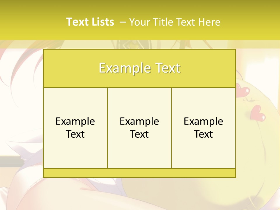 A Girl Sitting On A Bed With A Stuffed Animal PowerPoint Template