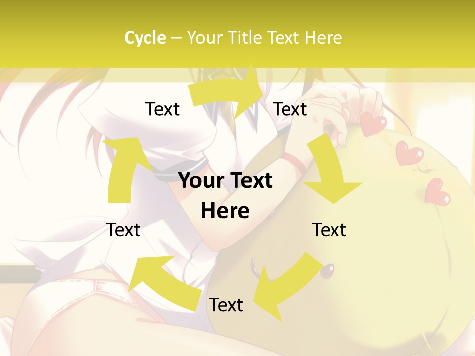 A Girl Sitting On A Bed With A Stuffed Animal PowerPoint Template