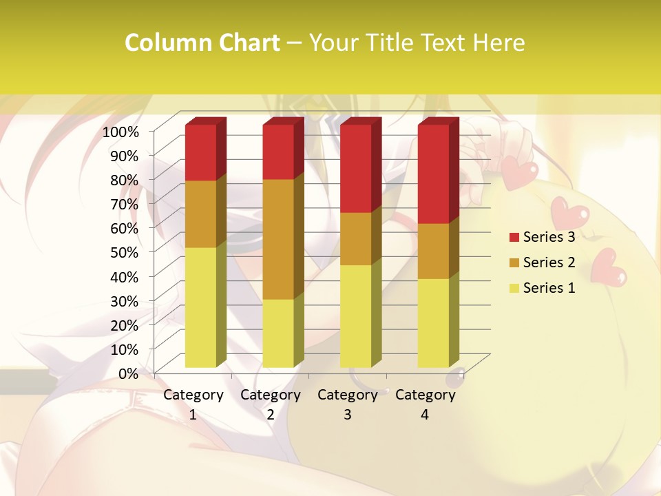 A Girl Sitting On A Bed With A Stuffed Animal PowerPoint Template