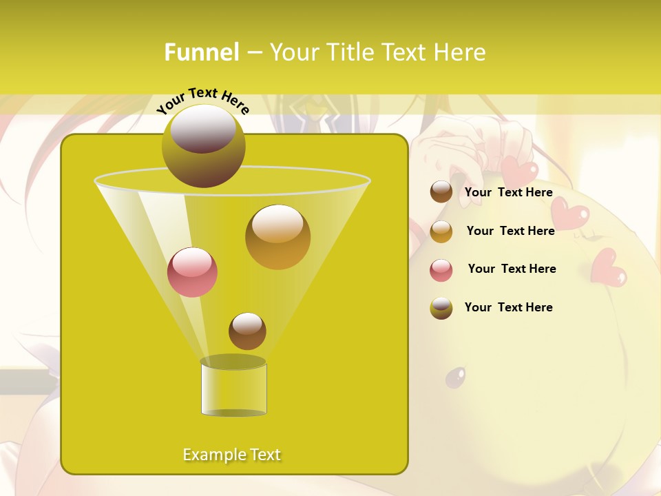 A Girl Sitting On A Bed With A Stuffed Animal PowerPoint Template