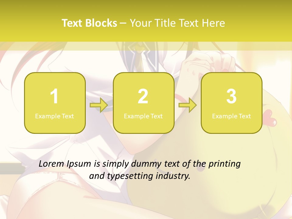 A Girl Sitting On A Bed With A Stuffed Animal PowerPoint Template