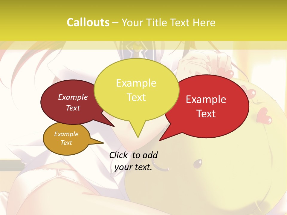 A Girl Sitting On A Bed With A Stuffed Animal PowerPoint Template