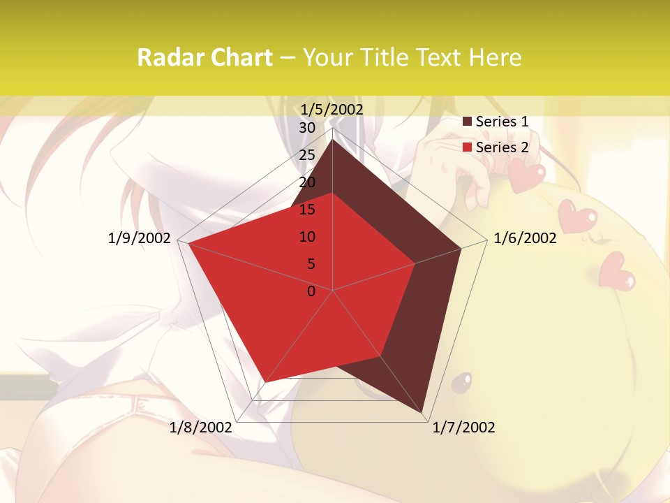 A Girl Sitting On A Bed With A Stuffed Animal PowerPoint Template