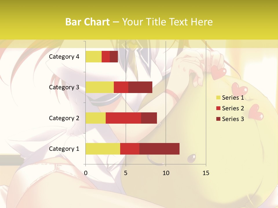 A Girl Sitting On A Bed With A Stuffed Animal PowerPoint Template