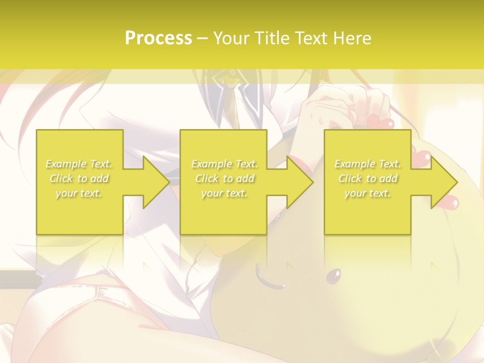 A Girl Sitting On A Bed With A Stuffed Animal PowerPoint Template