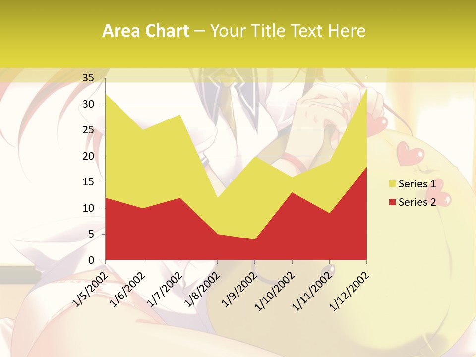 A Girl Sitting On A Bed With A Stuffed Animal PowerPoint Template