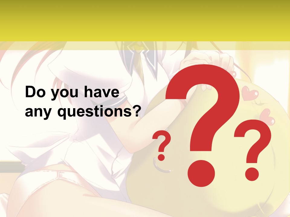 A Girl Sitting On A Bed With A Stuffed Animal PowerPoint Template