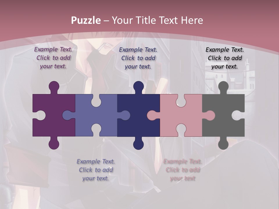 A Man Sitting On The Ground Holding A Cell Phone PowerPoint Template