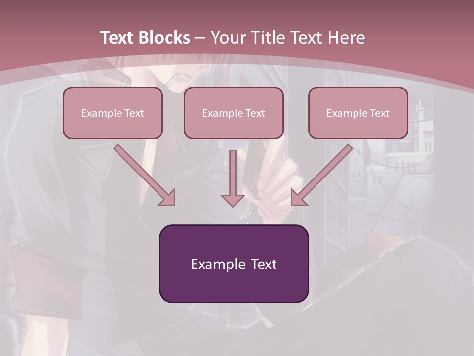 A Man Sitting On The Ground Holding A Cell Phone PowerPoint Template