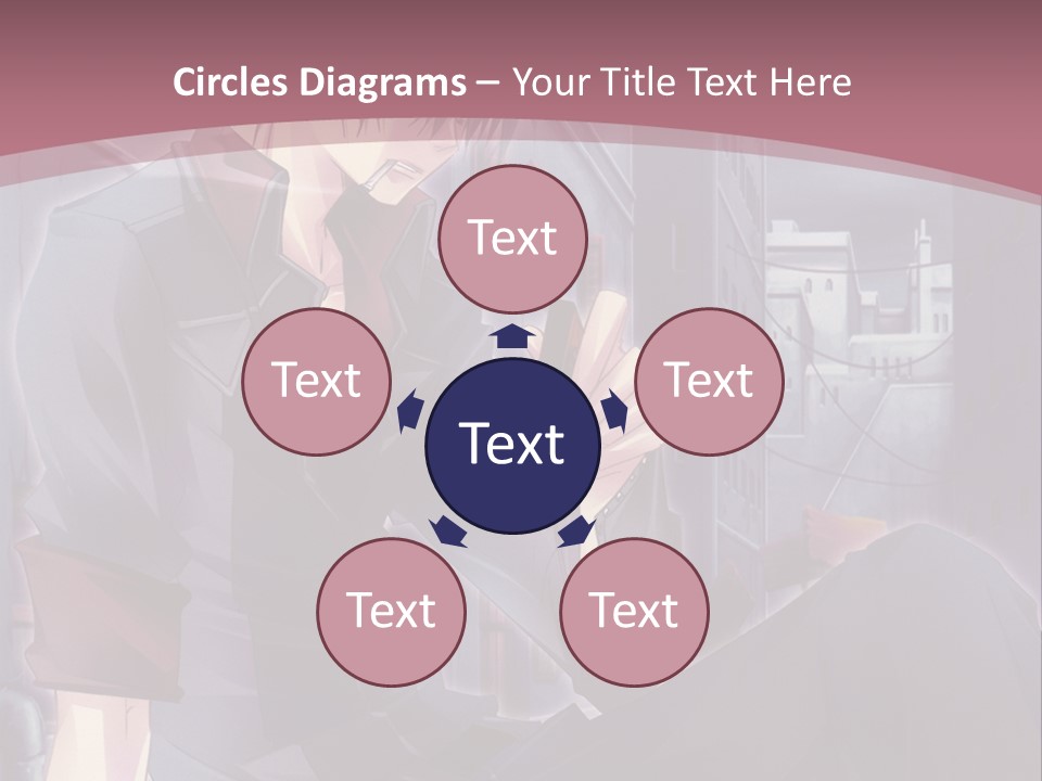 A Man Sitting On The Ground Holding A Cell Phone PowerPoint Template