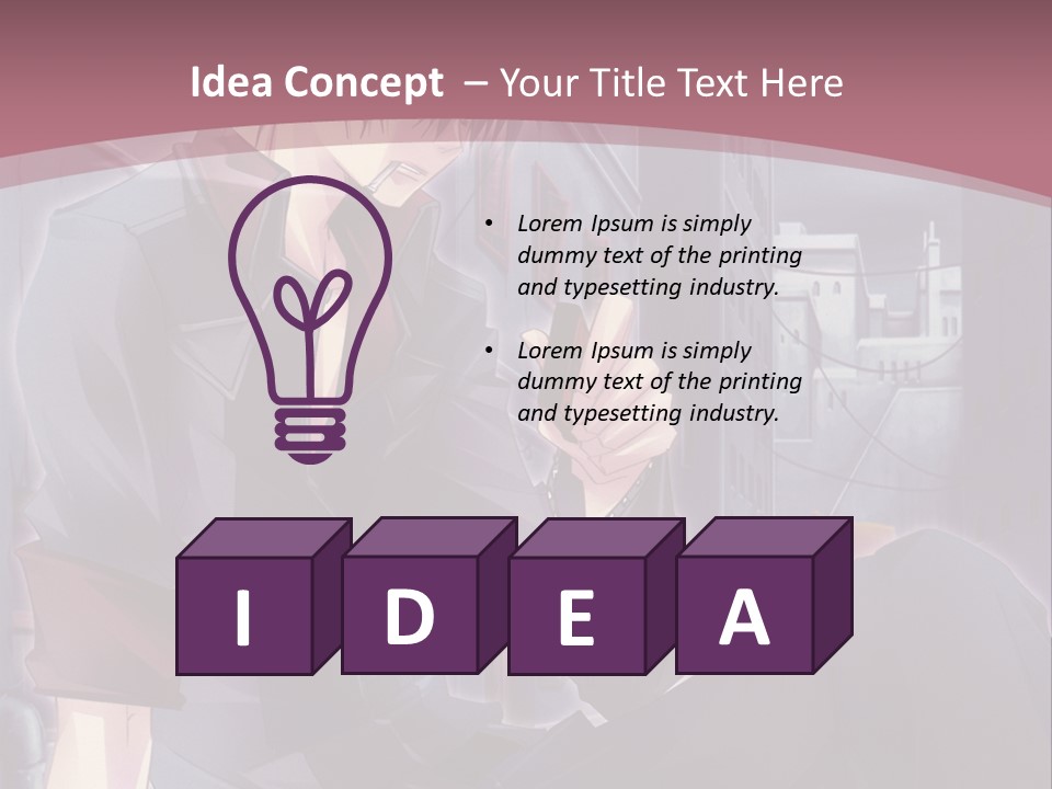 A Man Sitting On The Ground Holding A Cell Phone PowerPoint Template