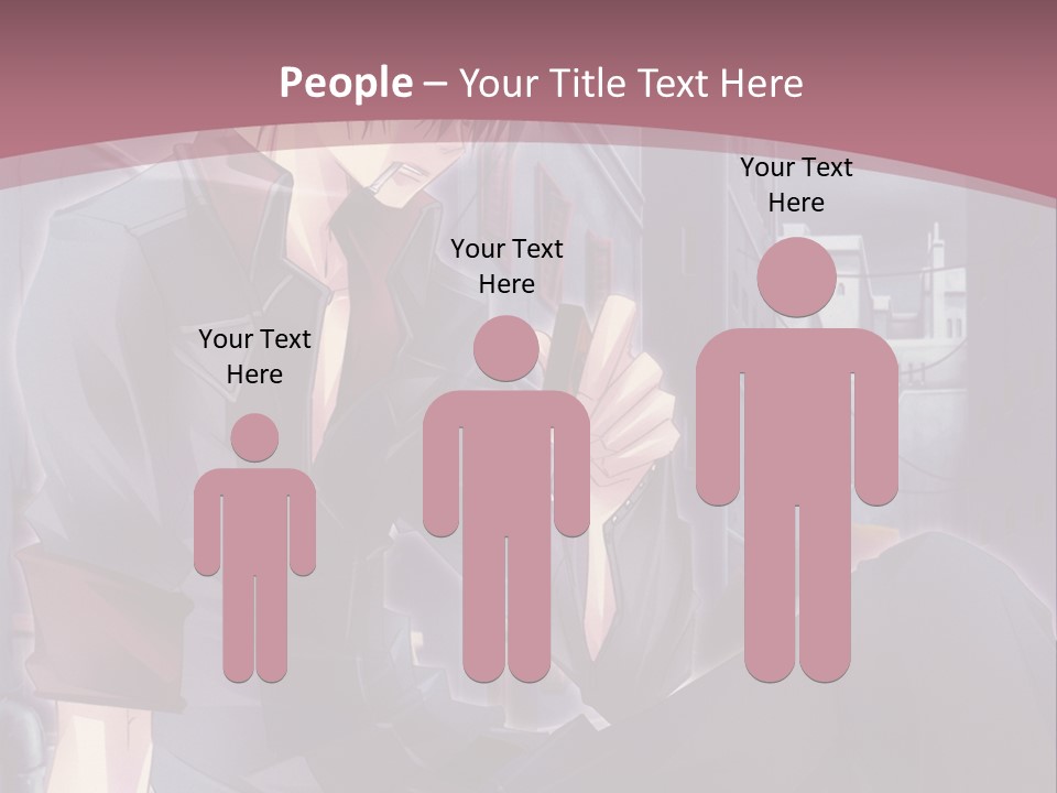 A Man Sitting On The Ground Holding A Cell Phone PowerPoint Template