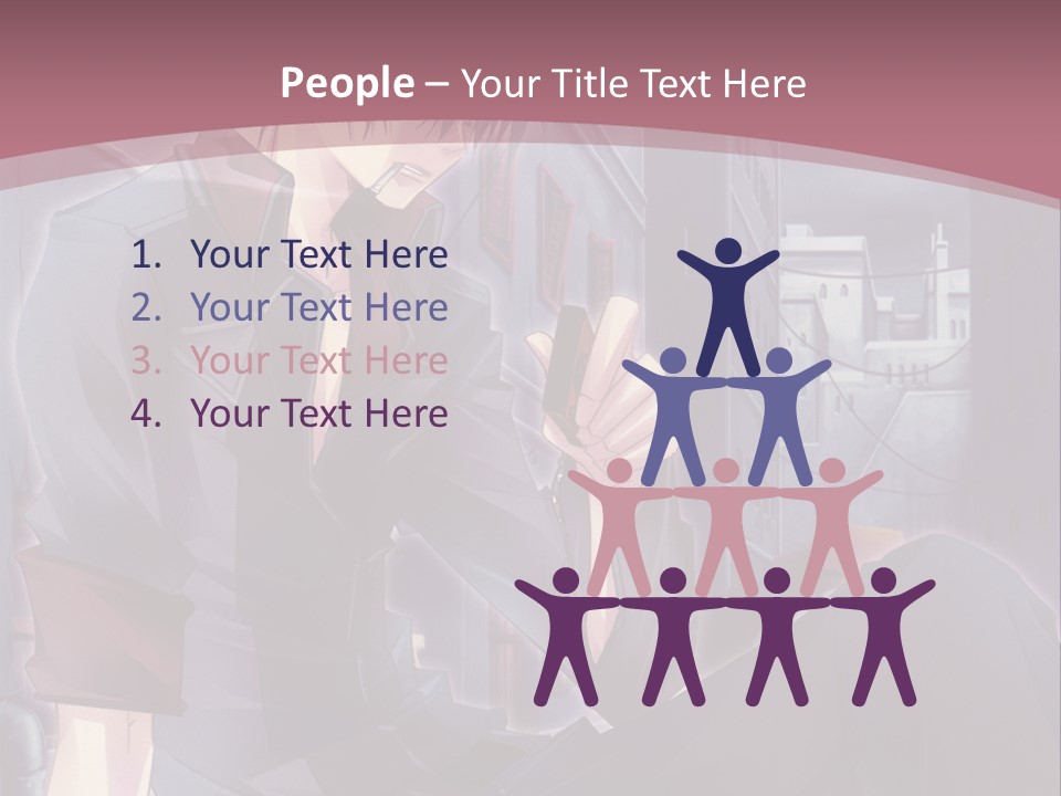 A Man Sitting On The Ground Holding A Cell Phone PowerPoint Template