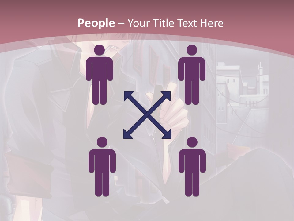 A Man Sitting On The Ground Holding A Cell Phone PowerPoint Template