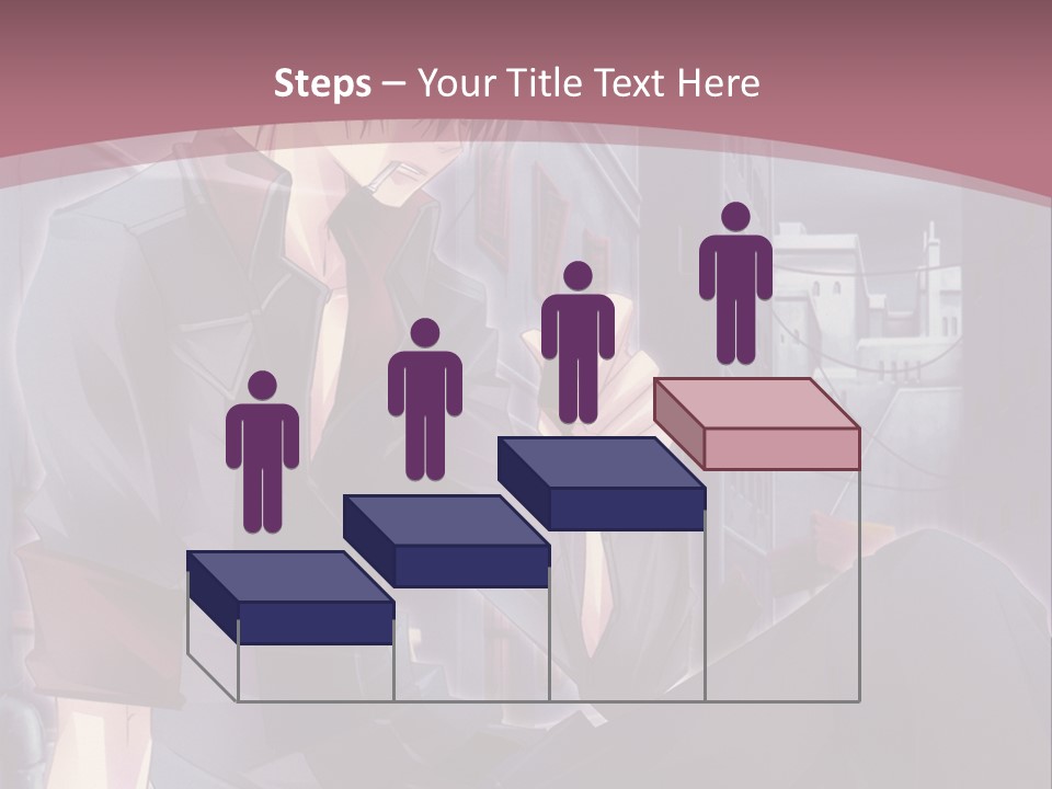 A Man Sitting On The Ground Holding A Cell Phone PowerPoint Template