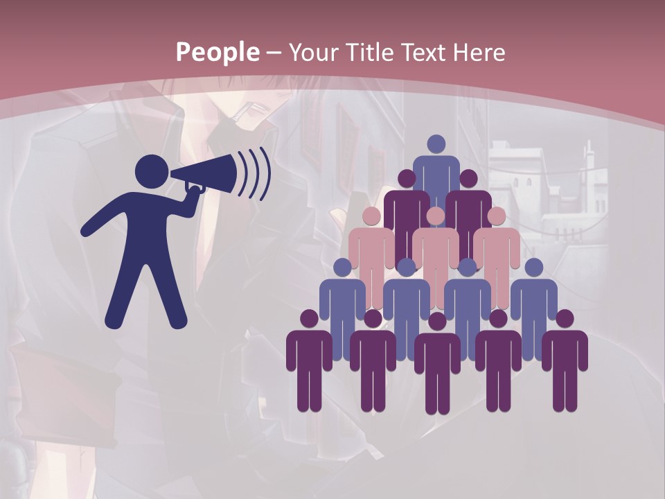 A Man Sitting On The Ground Holding A Cell Phone PowerPoint Template