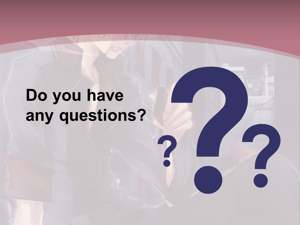 A Man Sitting On The Ground Holding A Cell Phone PowerPoint Template