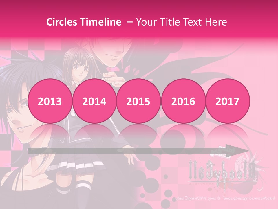 A Couple Of Anime Characters Standing Next To Each Other PowerPoint Template