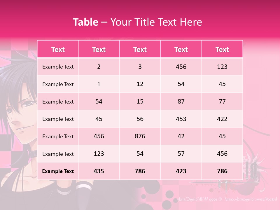 A Couple Of Anime Characters Standing Next To Each Other PowerPoint Template