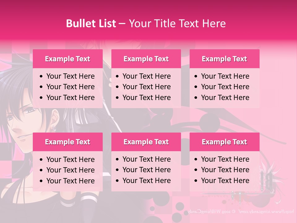 A Couple Of Anime Characters Standing Next To Each Other PowerPoint Template