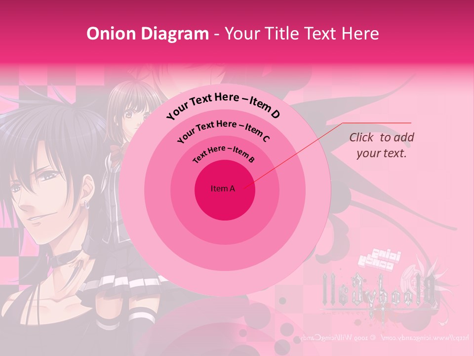 A Couple Of Anime Characters Standing Next To Each Other PowerPoint Template