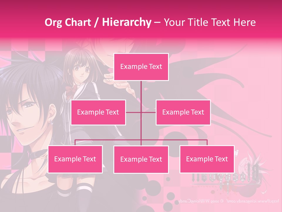A Couple Of Anime Characters Standing Next To Each Other PowerPoint Template