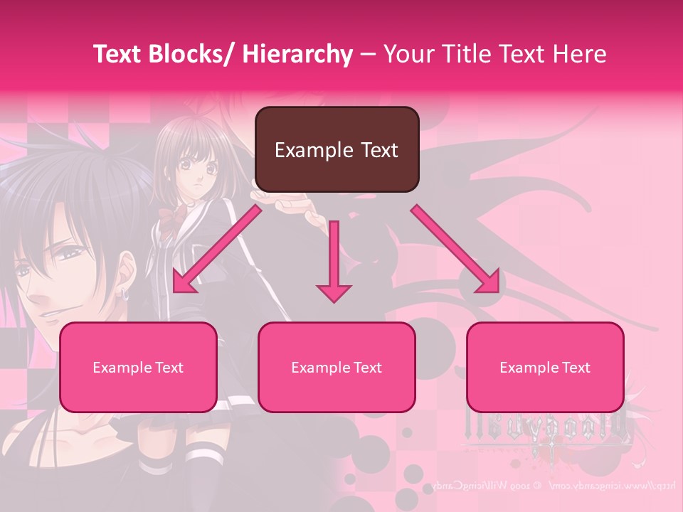 A Couple Of Anime Characters Standing Next To Each Other PowerPoint Template