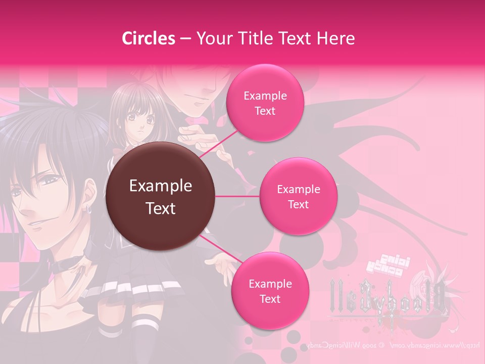 A Couple Of Anime Characters Standing Next To Each Other PowerPoint Template