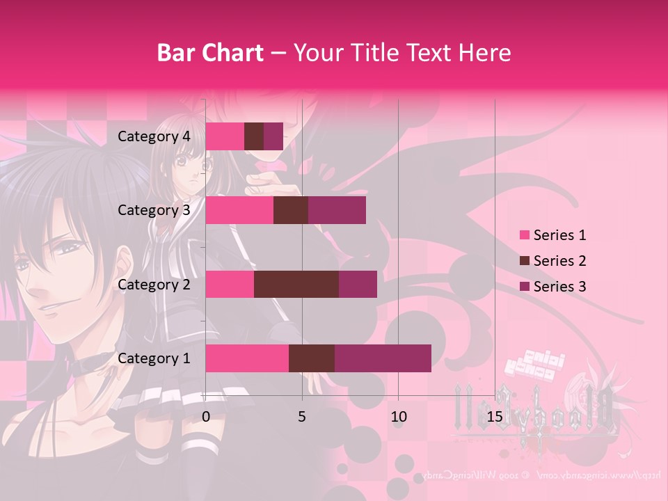 A Couple Of Anime Characters Standing Next To Each Other PowerPoint Template