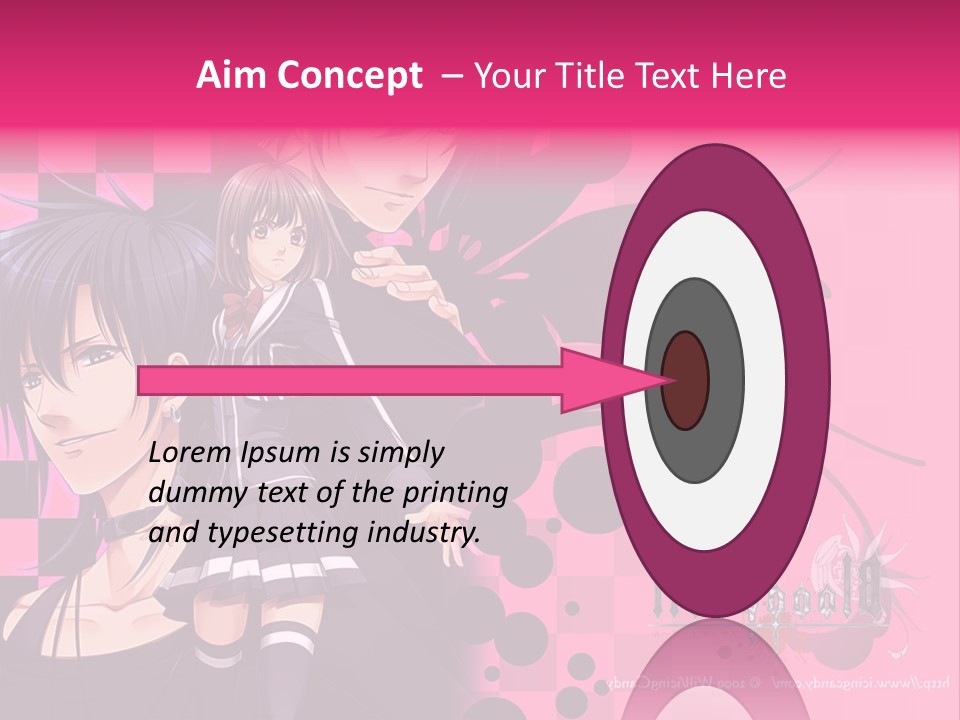 A Couple Of Anime Characters Standing Next To Each Other PowerPoint Template