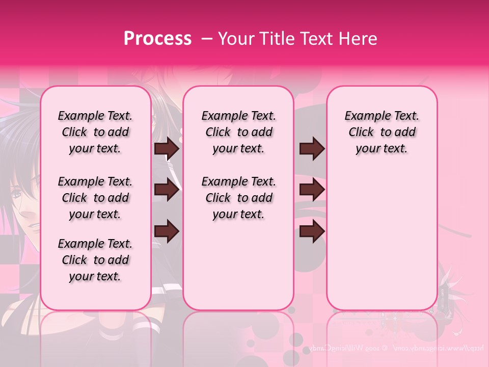 A Couple Of Anime Characters Standing Next To Each Other PowerPoint Template