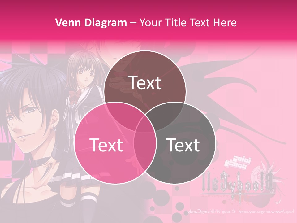 A Couple Of Anime Characters Standing Next To Each Other PowerPoint Template