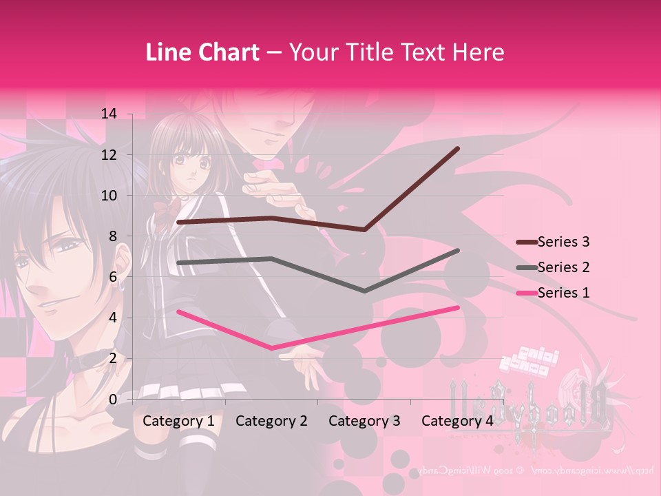 A Couple Of Anime Characters Standing Next To Each Other PowerPoint Template