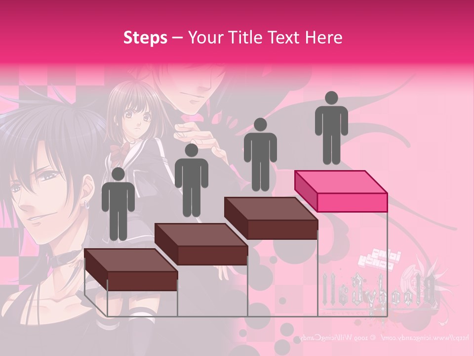 A Couple Of Anime Characters Standing Next To Each Other PowerPoint Template