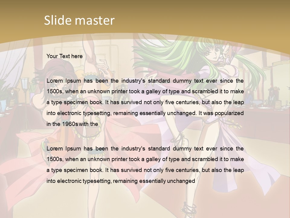 Two Women Dressed In Lingerie Dancing In A Room PowerPoint Template