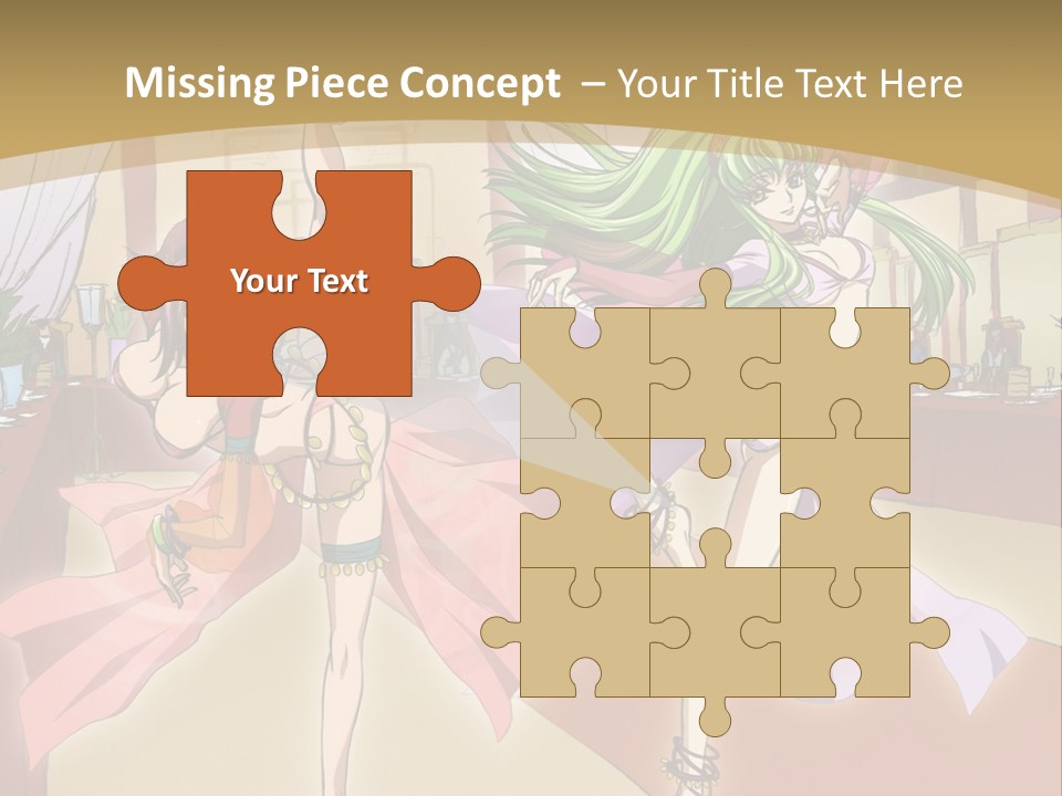 Two Women Dressed In Lingerie Dancing In A Room PowerPoint Template