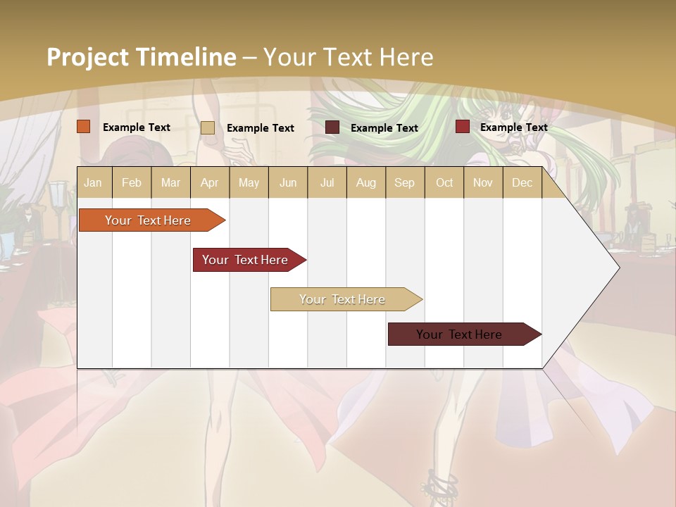 Two Women Dressed In Lingerie Dancing In A Room PowerPoint Template