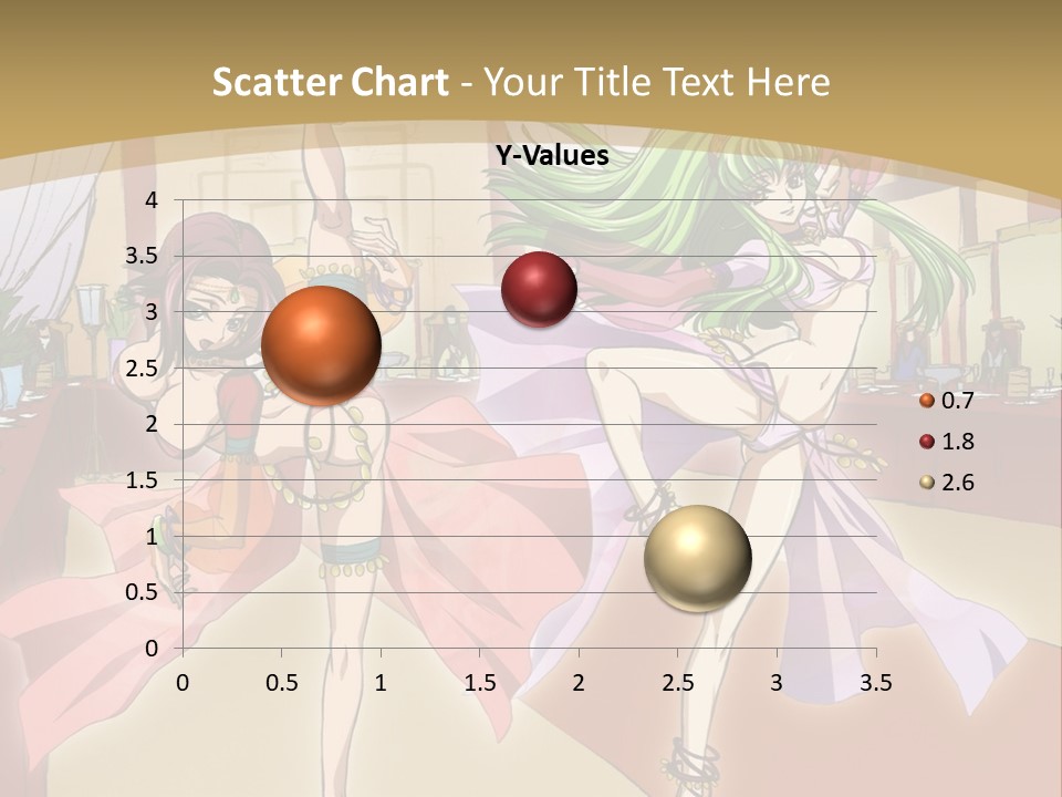 Two Women Dressed In Lingerie Dancing In A Room PowerPoint Template