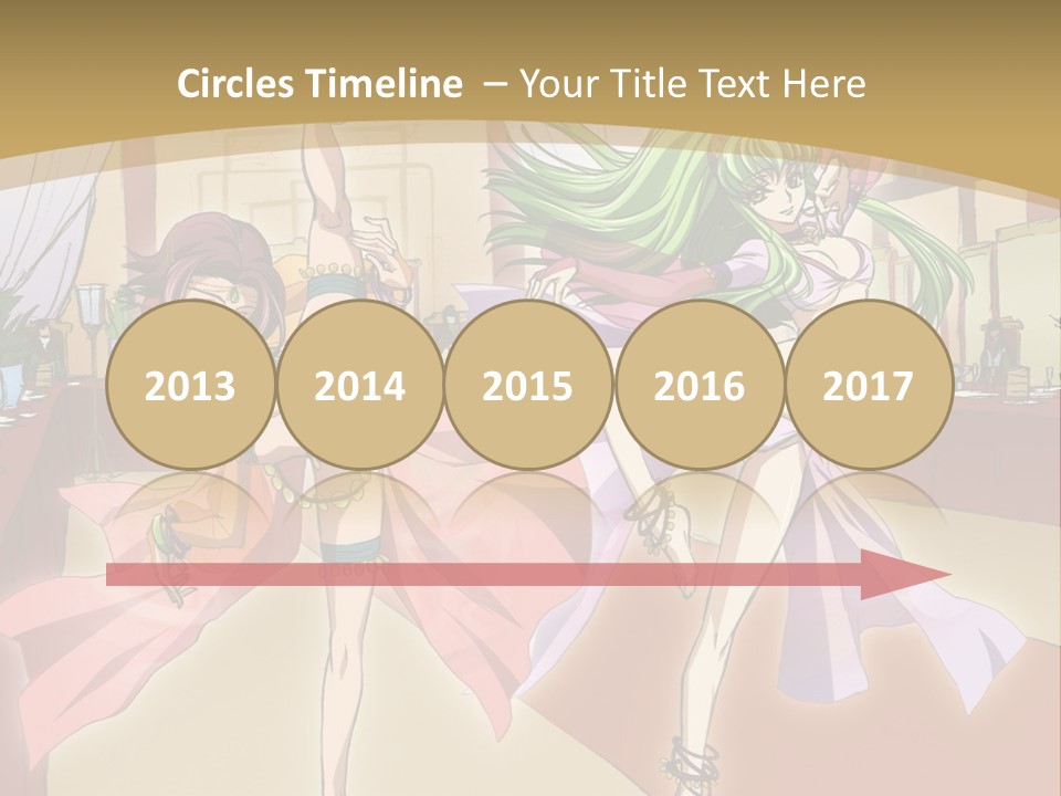 Two Women Dressed In Lingerie Dancing In A Room PowerPoint Template