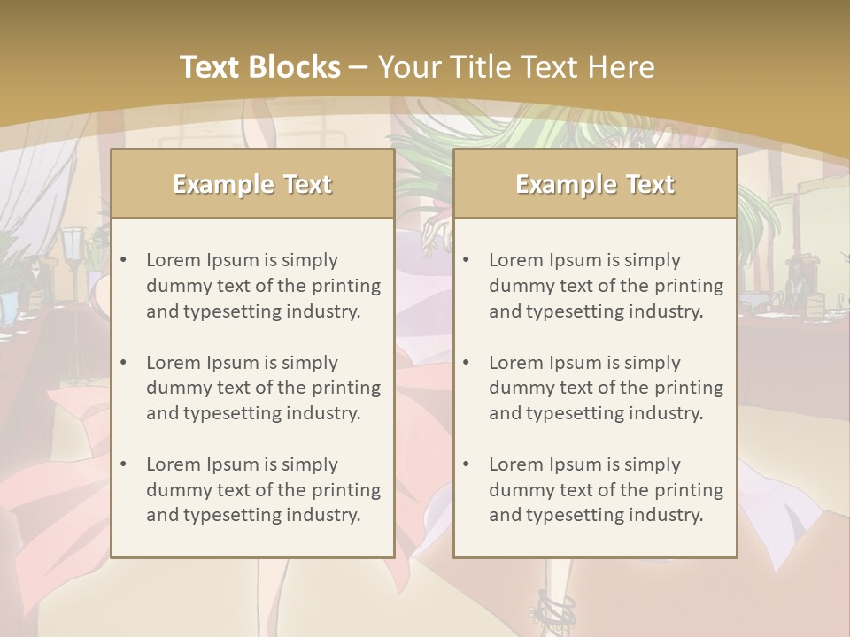 Two Women Dressed In Lingerie Dancing In A Room PowerPoint Template