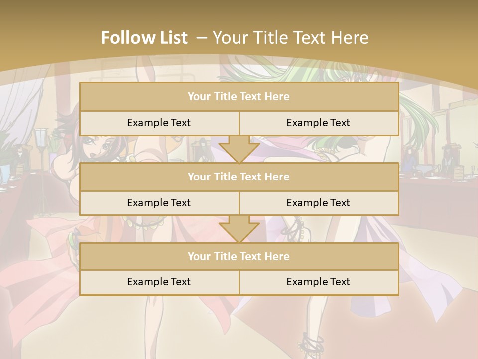 Two Women Dressed In Lingerie Dancing In A Room PowerPoint Template