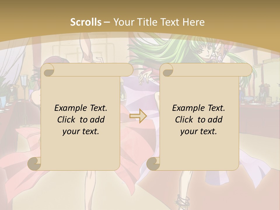 Two Women Dressed In Lingerie Dancing In A Room PowerPoint Template