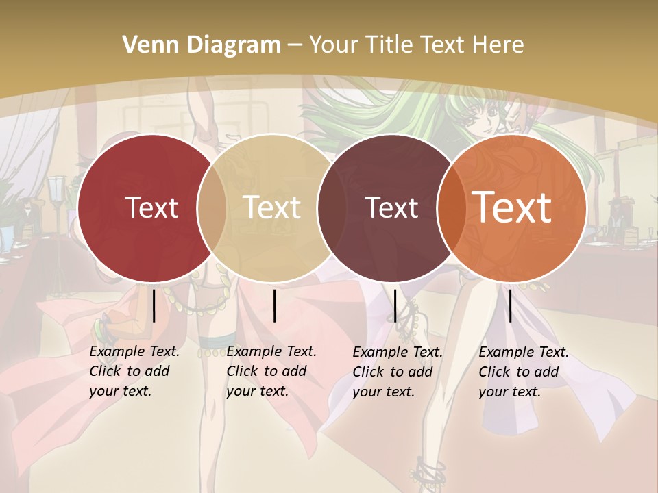 Two Women Dressed In Lingerie Dancing In A Room PowerPoint Template